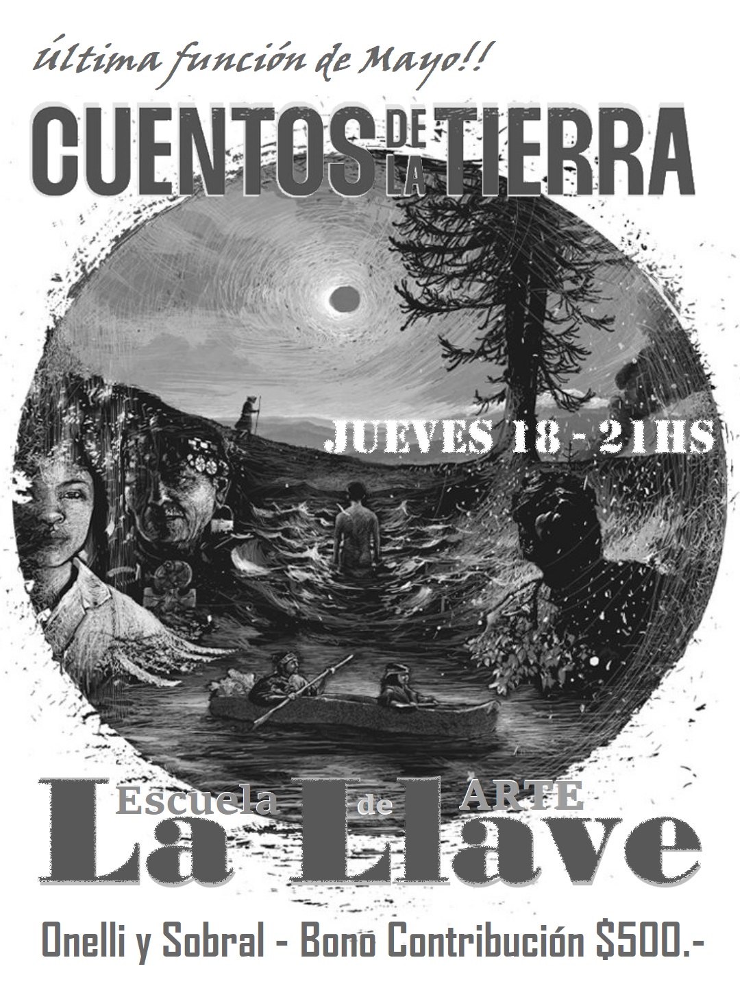 (((video))) Bariloche: Ultima función de mayo de Cuentos de la tierra en La Llave